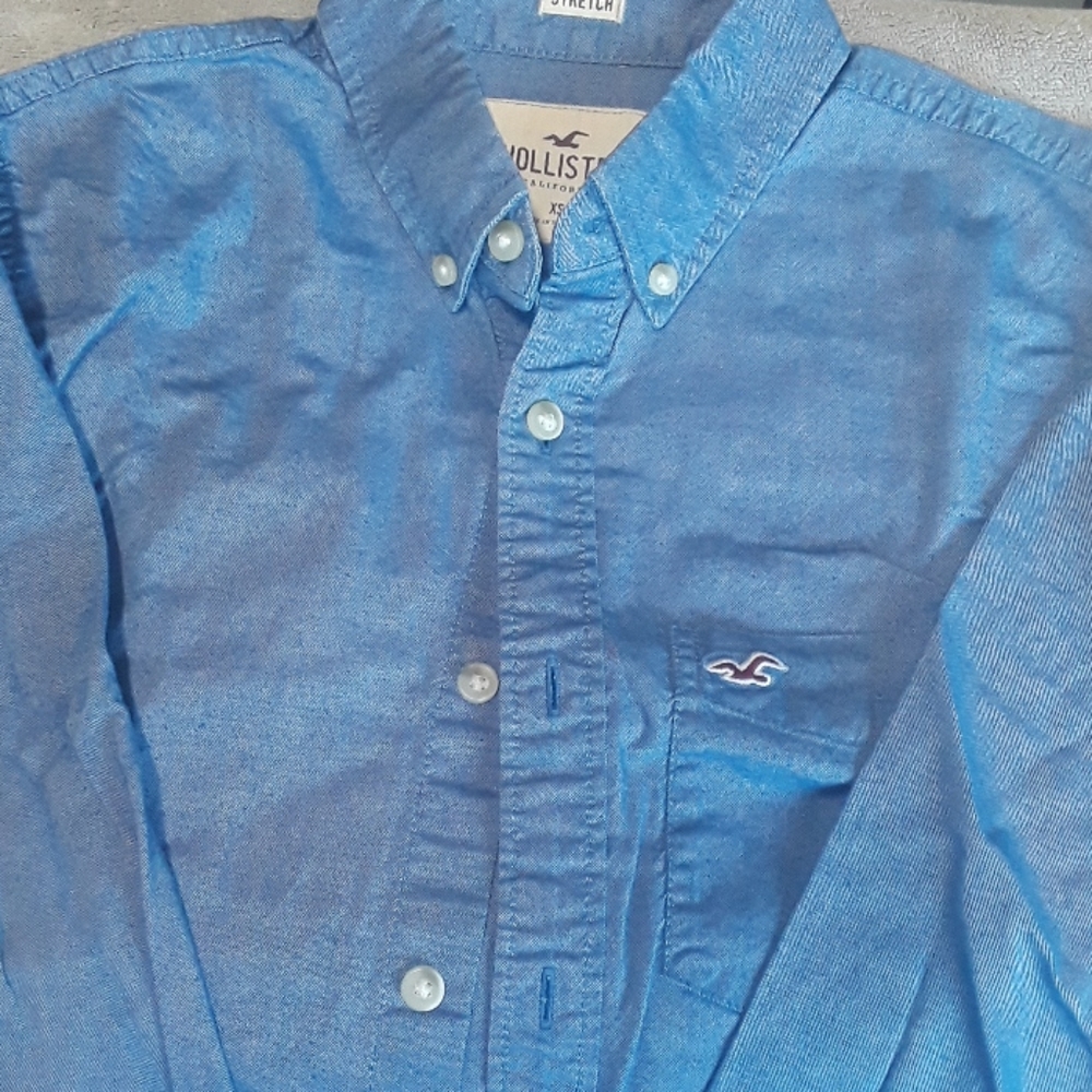 small hollister button down